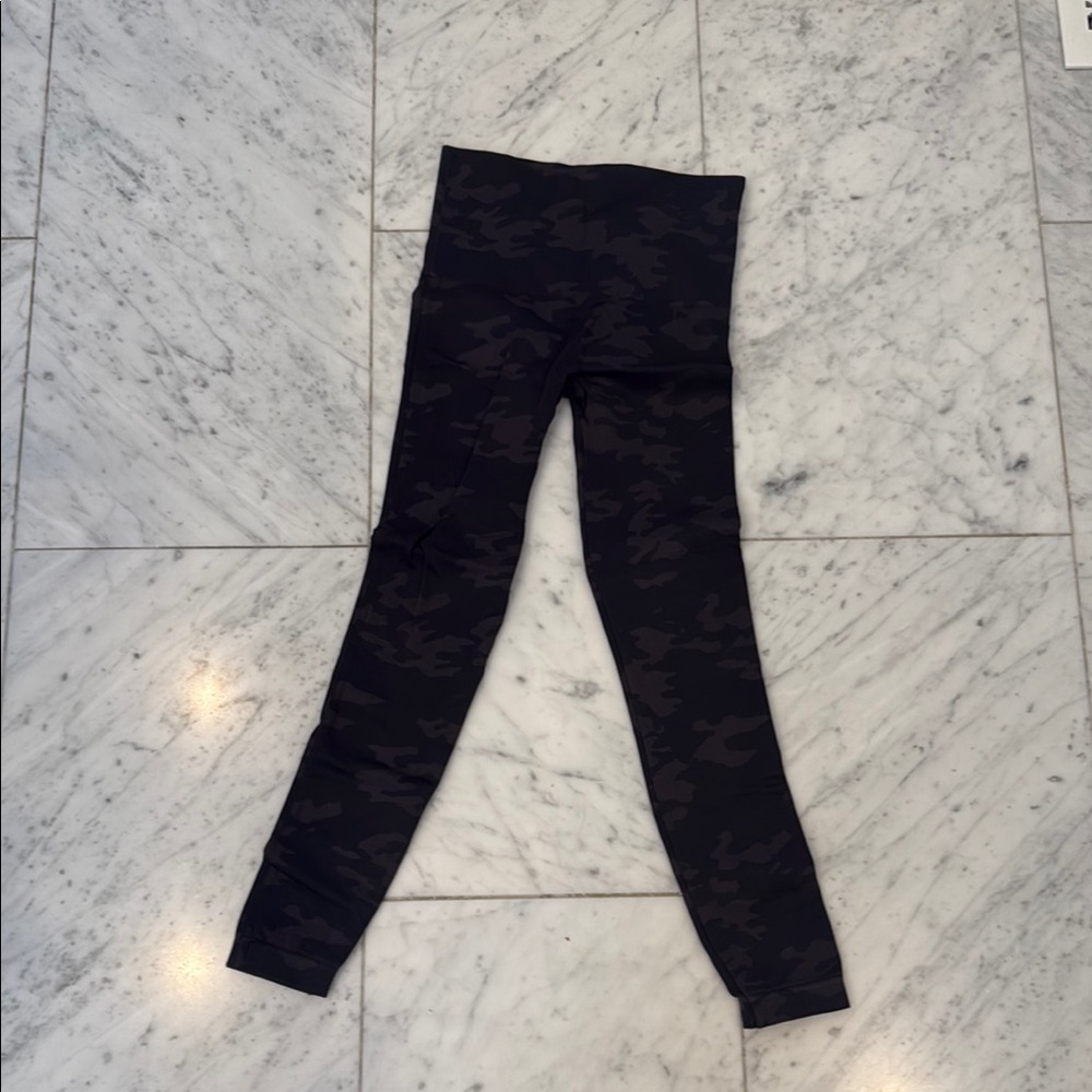 Spanx Camo Charcoal  Full-Length Leggings